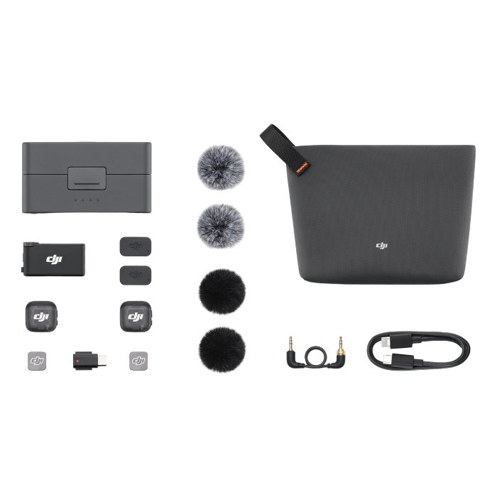 Micrófono DJI Mic 3 (2TX + 1RX) Shadow Black