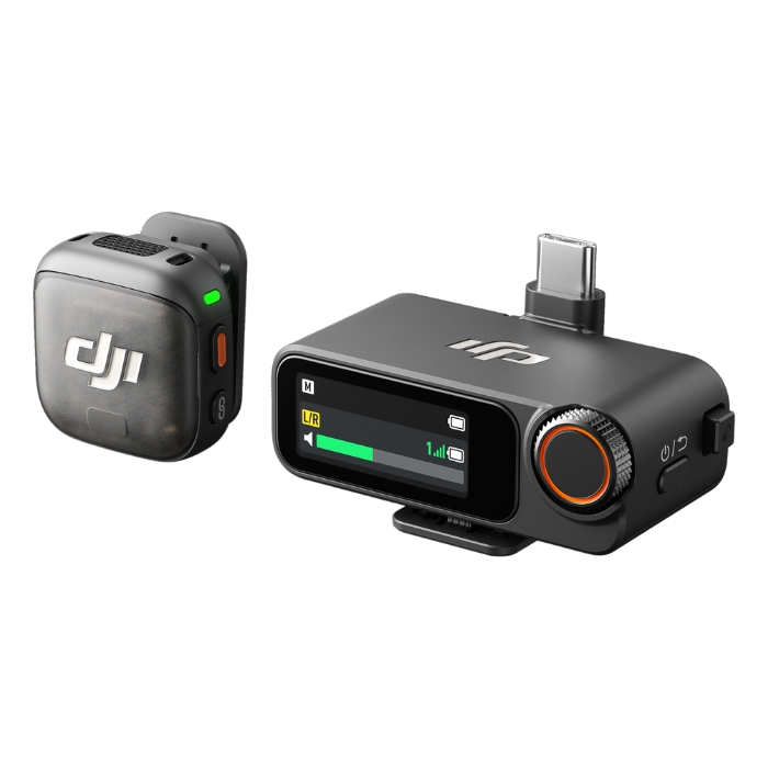 Micrófono DJI Mic 3 (2TX + 1RX) Shadow Black