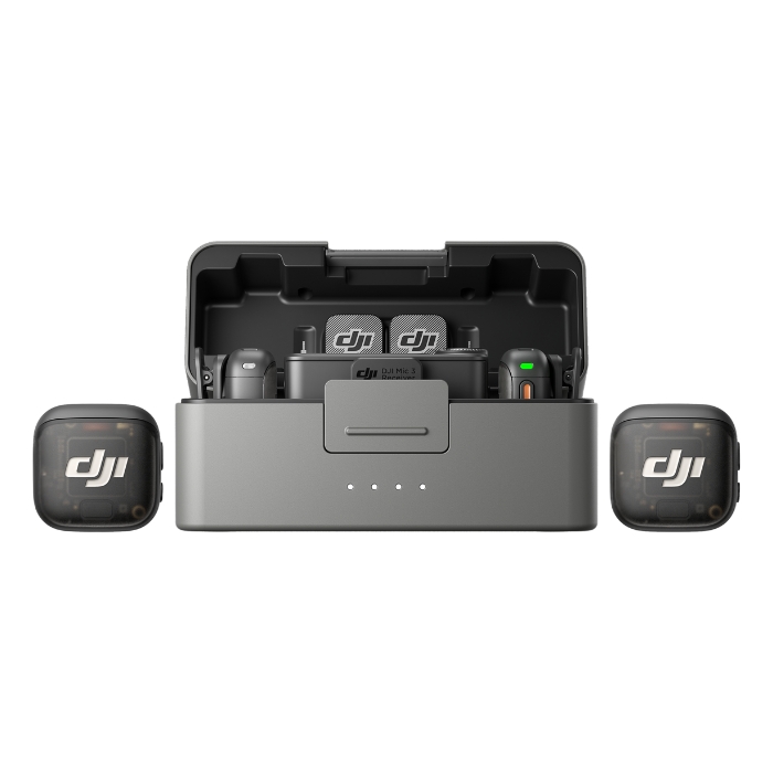 Micrófono DJI Mic 3 (2TX + 1RX) Shadow Black