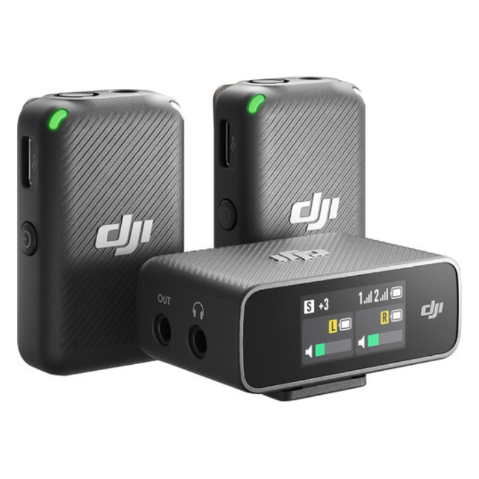 Micrófonos DJI Mic (2TX + 1RX) Shadow Black
